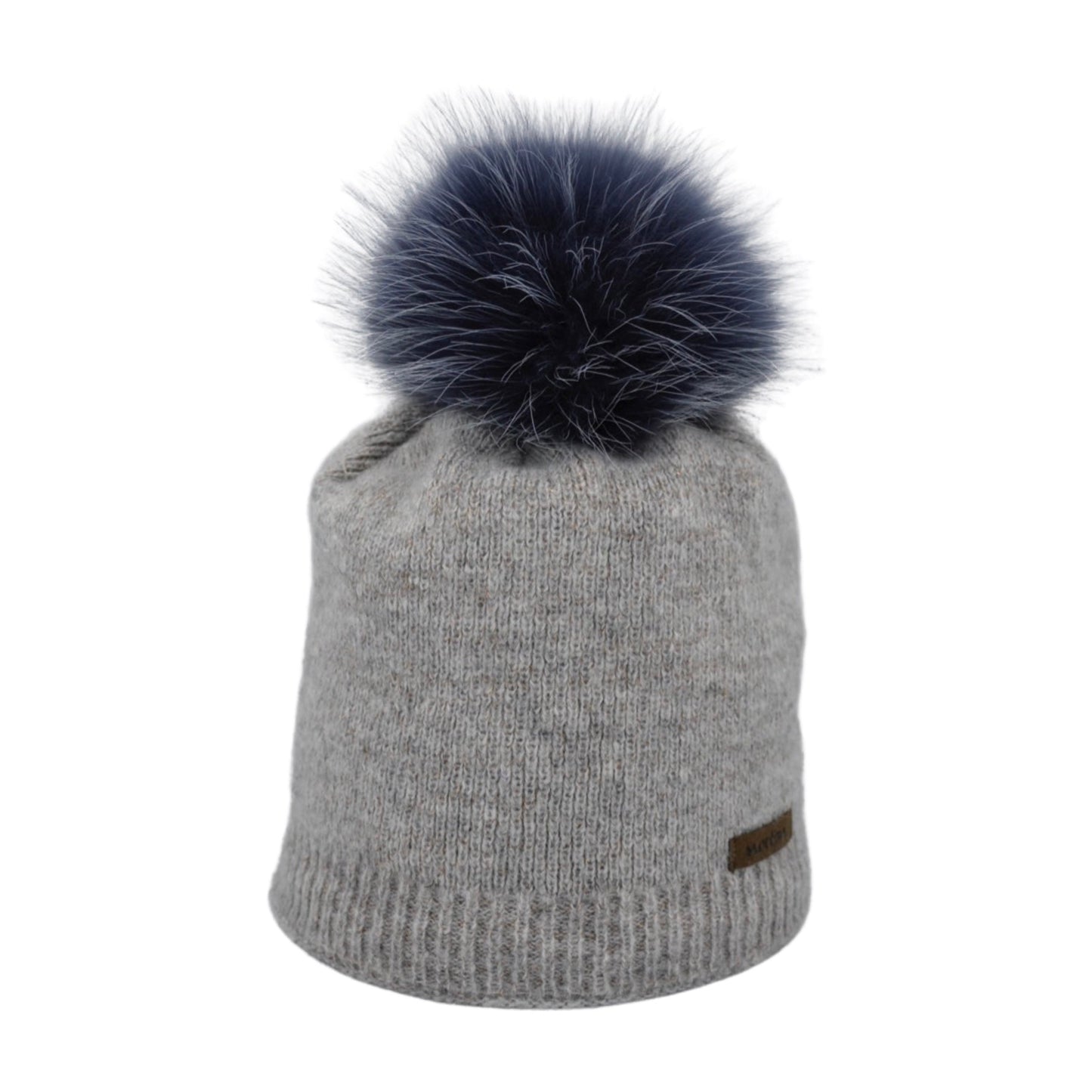 8292 - beanie with lurex and bobble