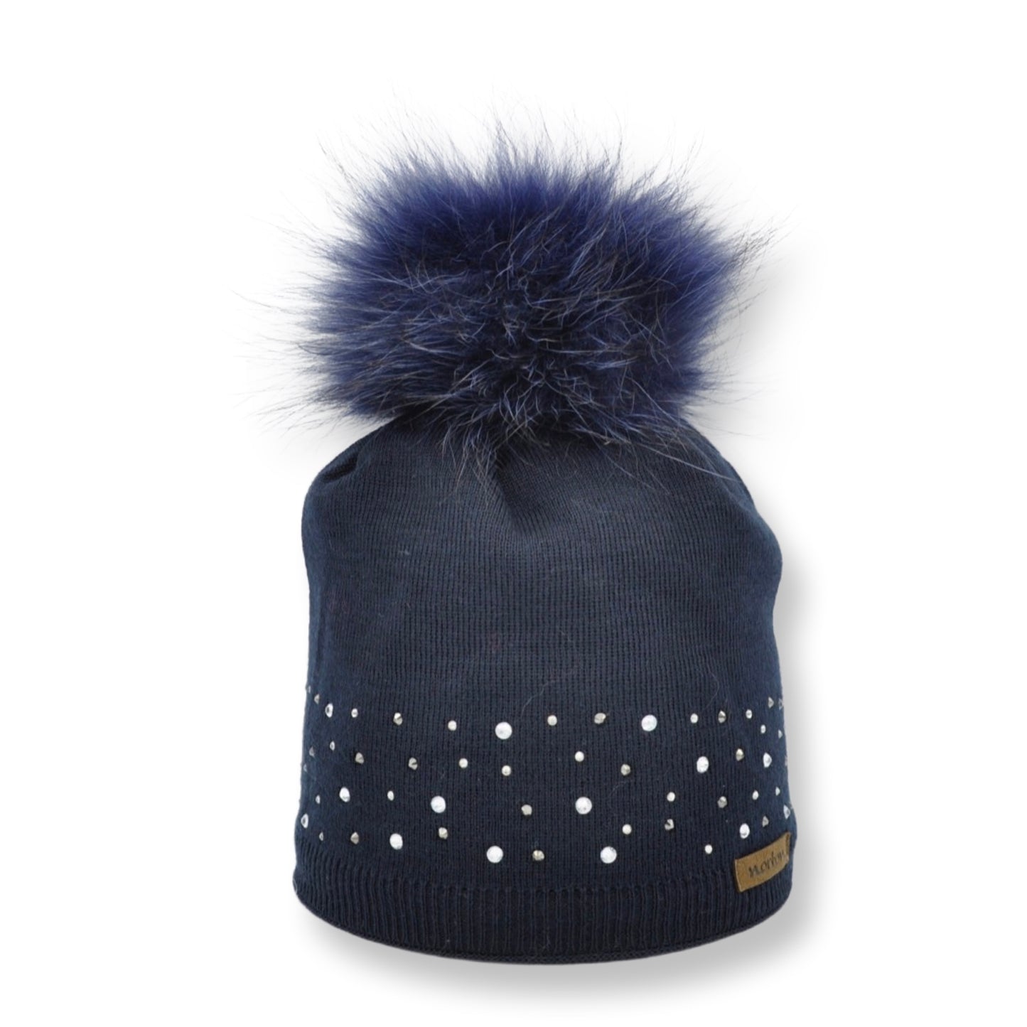 8620 - beanie with strass and bobble