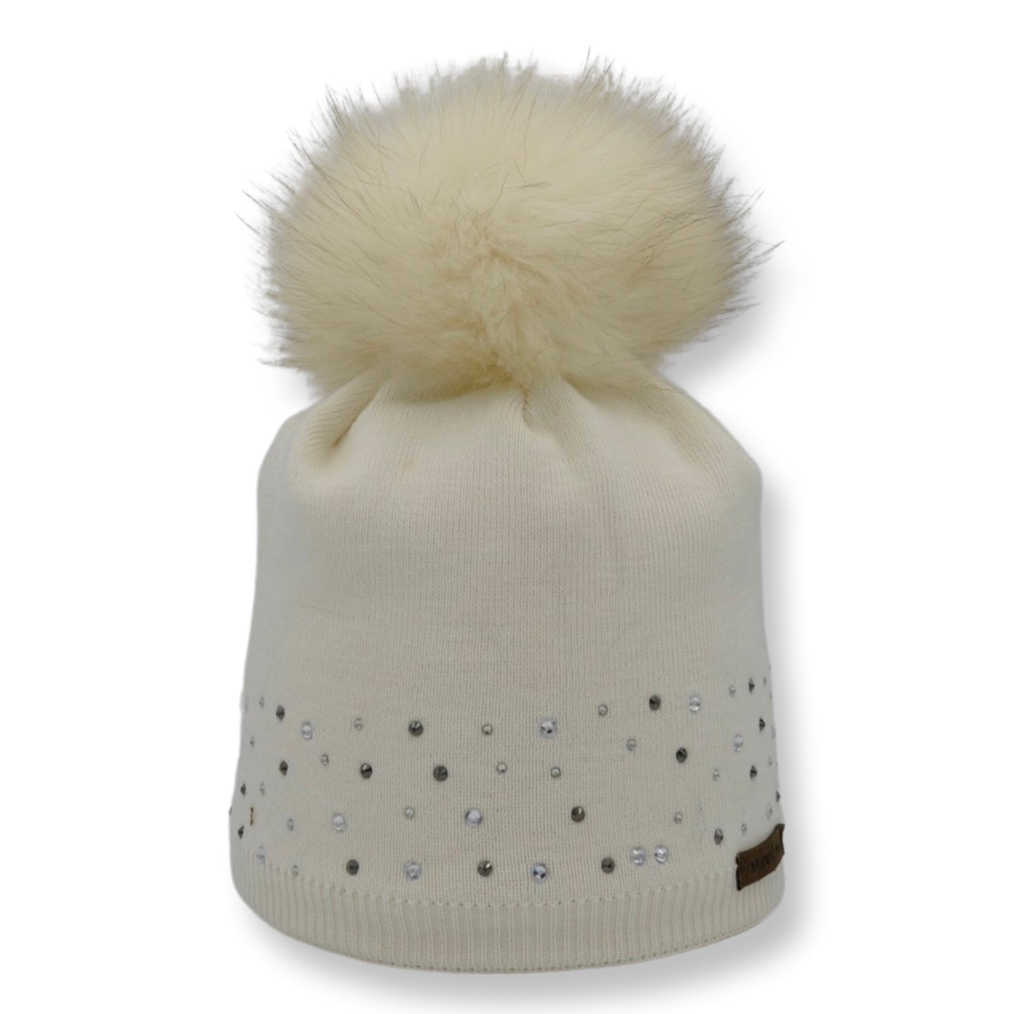 8620 - beanie with strass and bobble