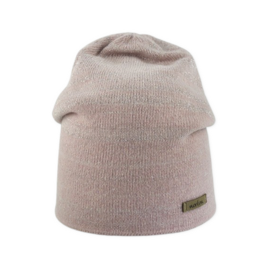 8480 - beanie in cashmere with lurex